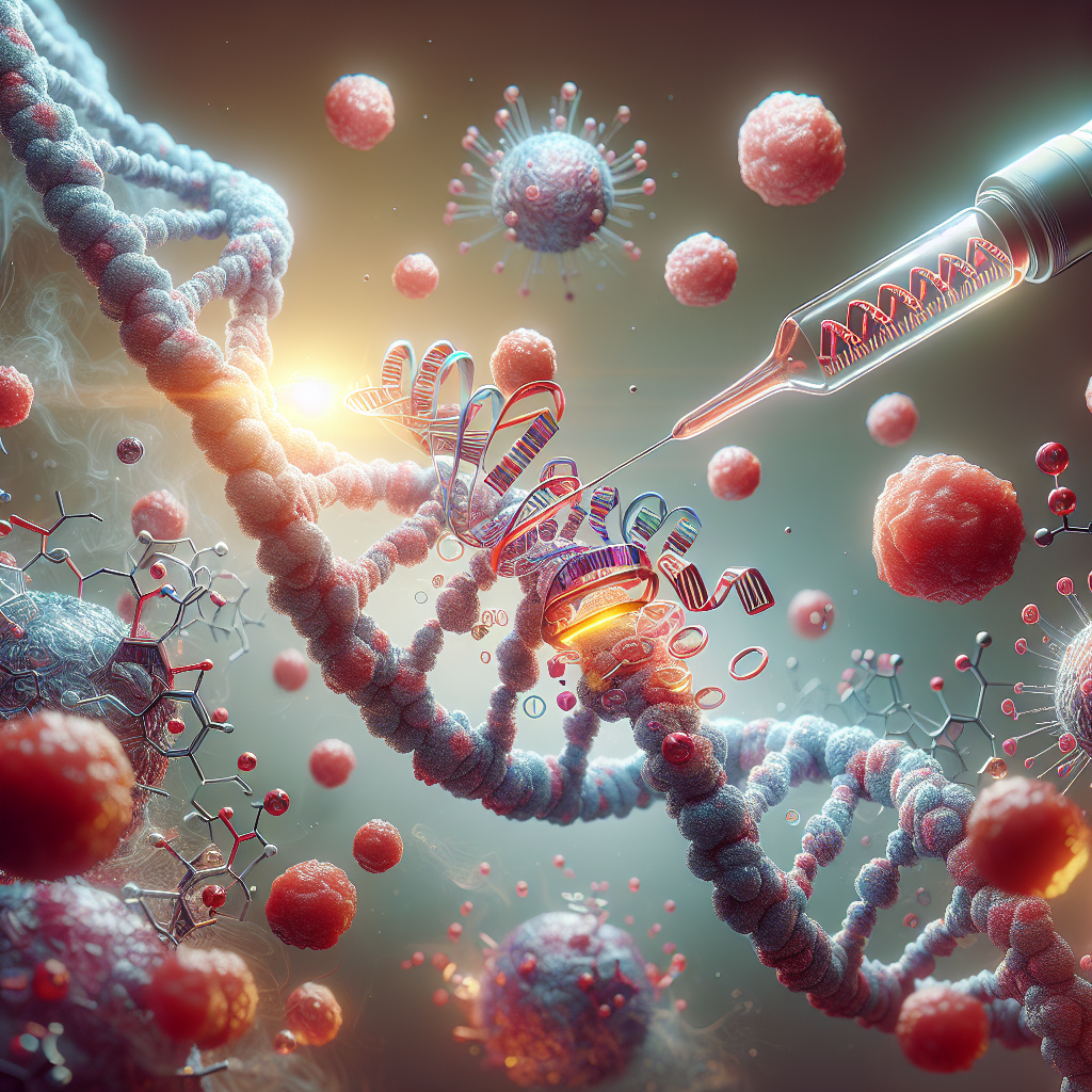 Generate a high-quality, photorealistic image that reflects the stunning advancements in biotechnology by the year 2025. The centerpiece should be the use of CRISPR technology to cure Sickle Cell disease. The visual should include a 3D model of the human DNA, the molecular structures of Sickle Cell disease, and a representation of the CRISPR enzyme, all under natural light with soft shadows. If possible, depict a before and after scenario of a DNA strand, with the 'after' showing a healing process. The image should encapsulate the sense of breakthrough and hope from this medical development.