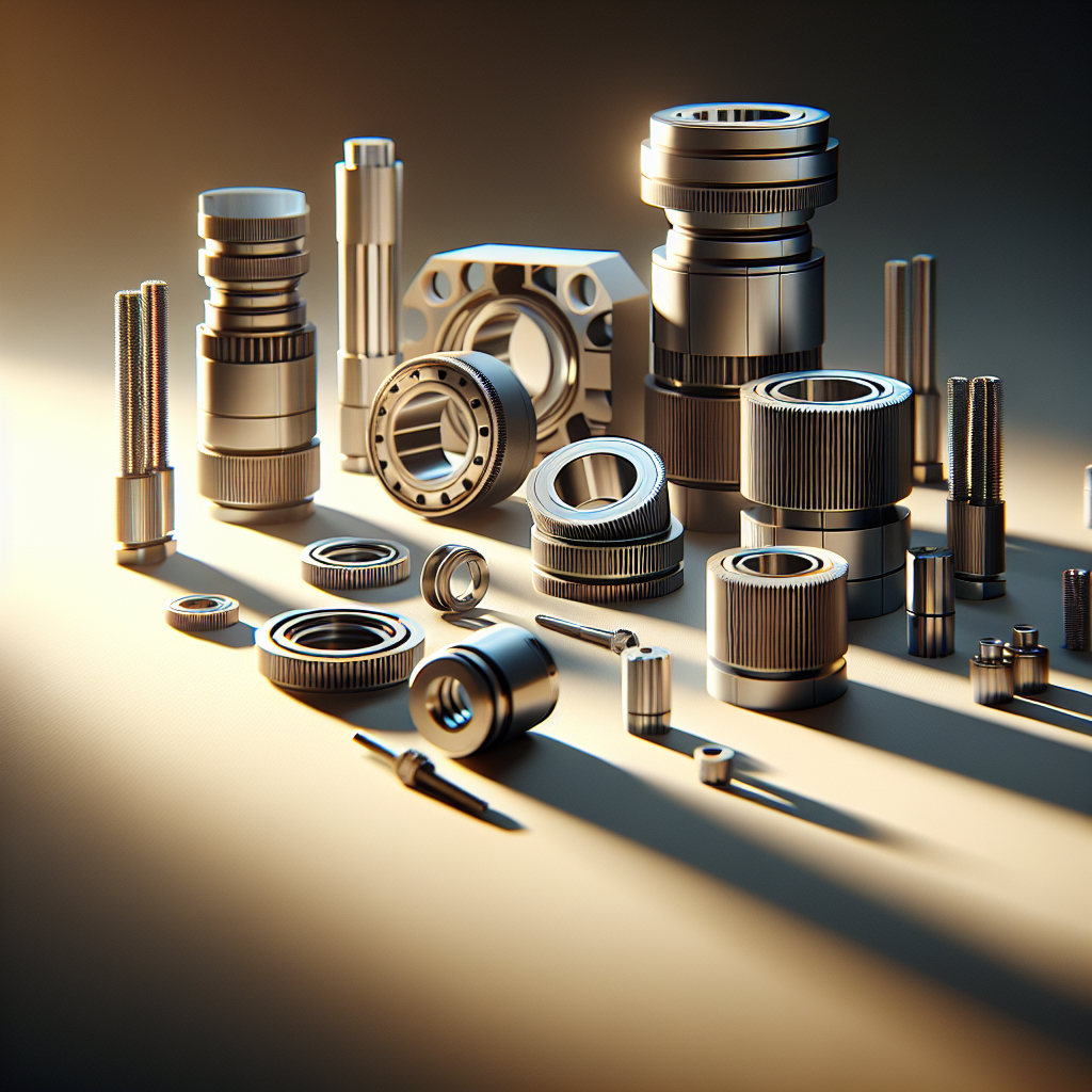 Create an elegantly lit, photorealistic scene that visually represents the concept of 'Third-Party Indemnity' set in a construction or engineering environment. The image should depict several crucial and expensive component parts carefully positioned to avoid potential errors. Soft shadows and careful attention to detail will evidence the painstaking precautions taken to prevent costly mistakes.