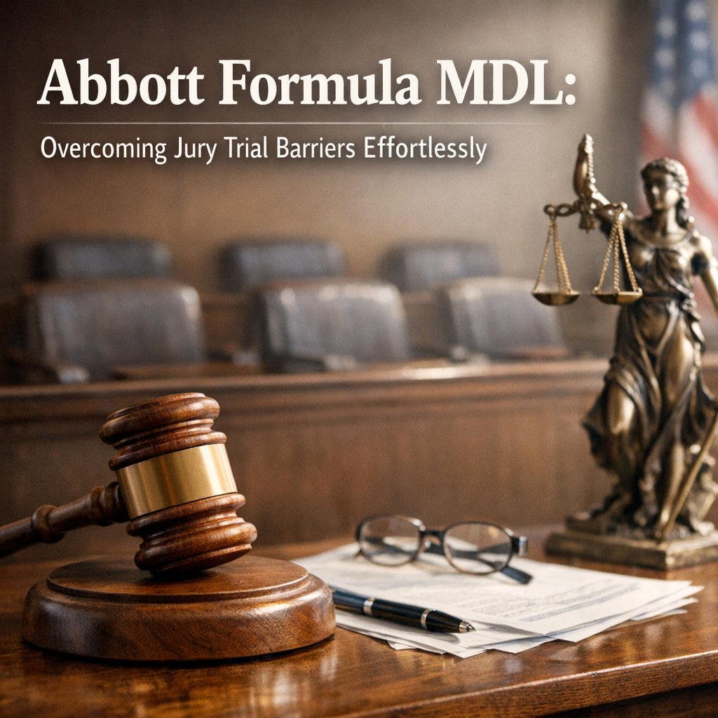 Illustration of Abbott Formula MDL: Overcoming Jury Trial Barriers Effortlessly