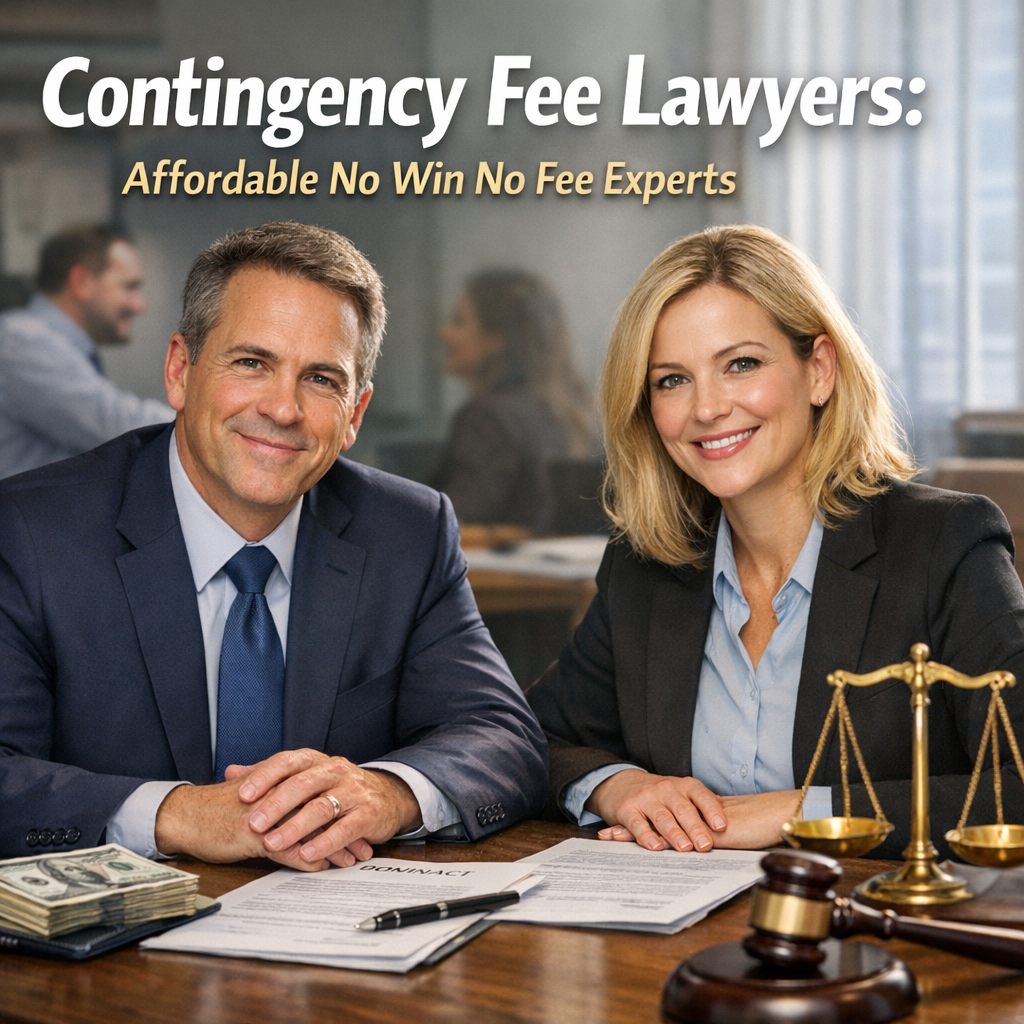 Illustration of Contingency Fee Lawyers: Affordable No Win No Fee Experts