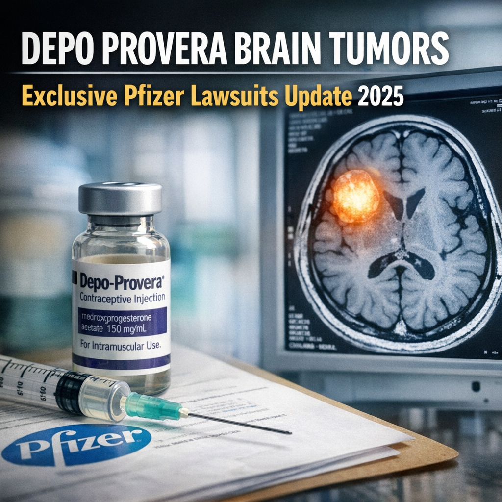 Illustration of Depo Provera Brain Tumors: Exclusive Pfizer Lawsuits Update 2025