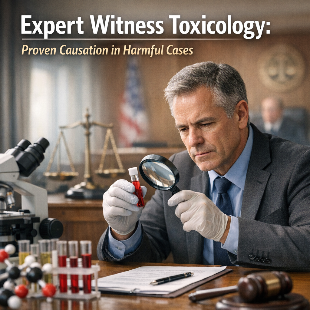 Illustration of Expert Witness Toxicology: Proven Causation in Harmful Cases