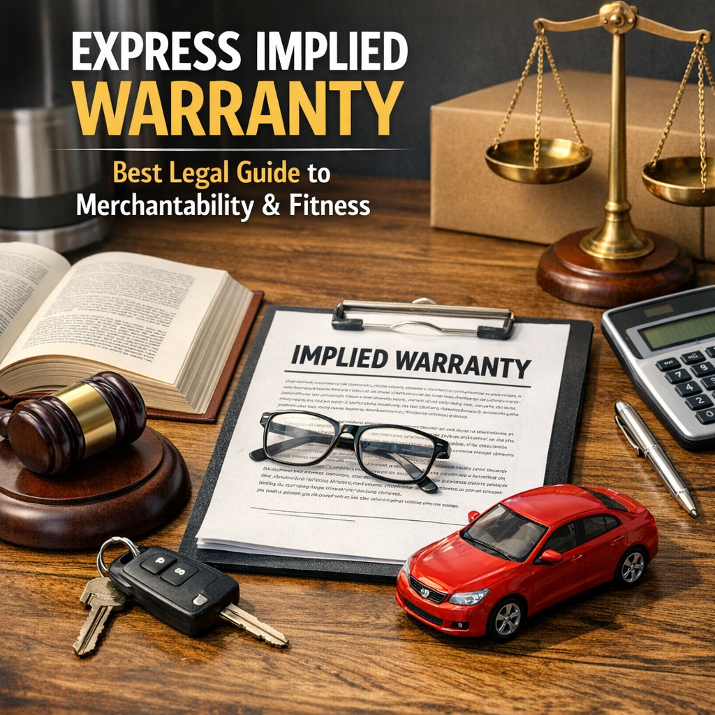 Illustration of Express Implied Warranty: Best Legal Guide to Merchantability & Fitness