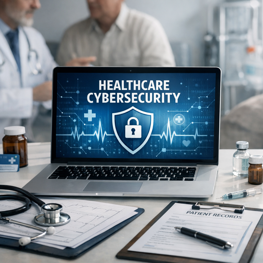 Illustration of Healthcare Cybersecurity: Protect Patient Data from Costly Risks