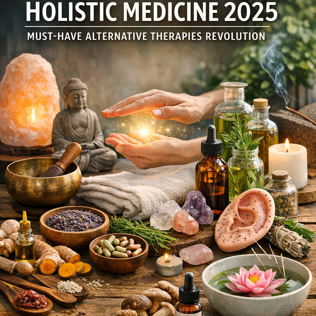Illustration of Holistic Medicine 2025: Must-Have Alternative Therapies Revolution