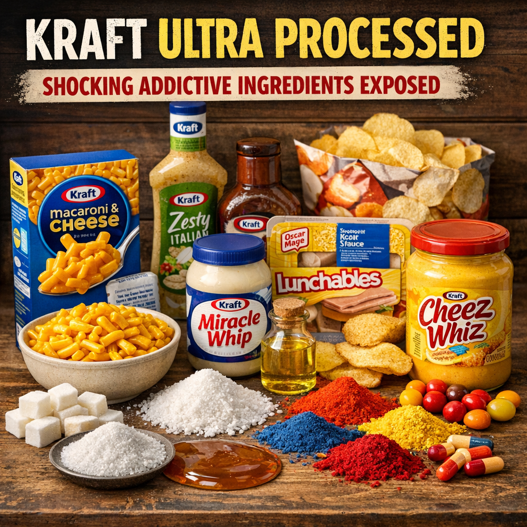 Illustration of Kraft Ultra Processed: Shocking Addictive Ingredients Exposed