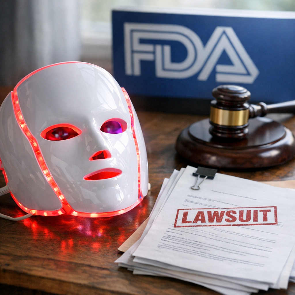 Illustration of LED Mask FDA Lawsuit: Shocking Truth Behind Skincare Device