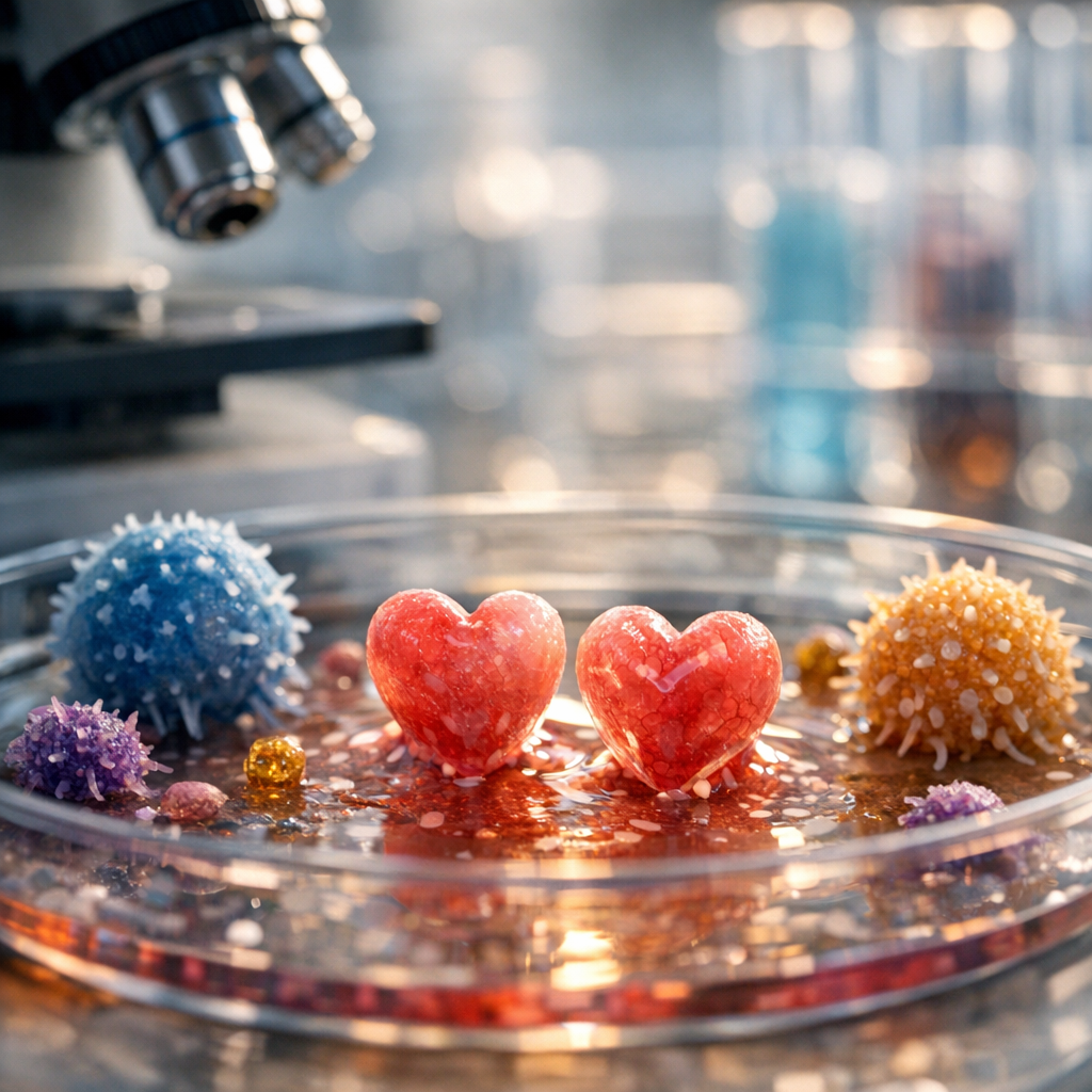 Illustration of Mini Hearts MSU: Stunning Immune Cell Models Breakthrough
