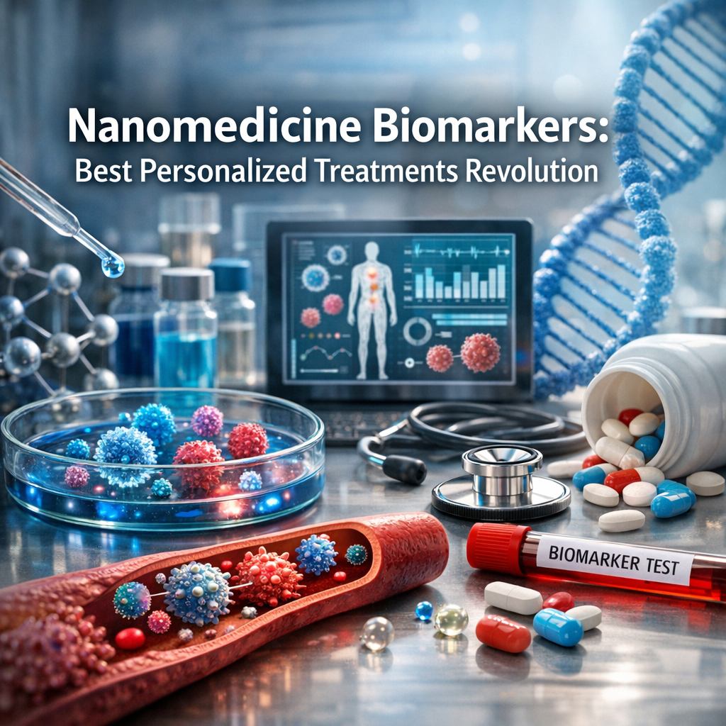 Illustration of Nanomedicine Biomarkers: Best Personalized Treatments Revolution
