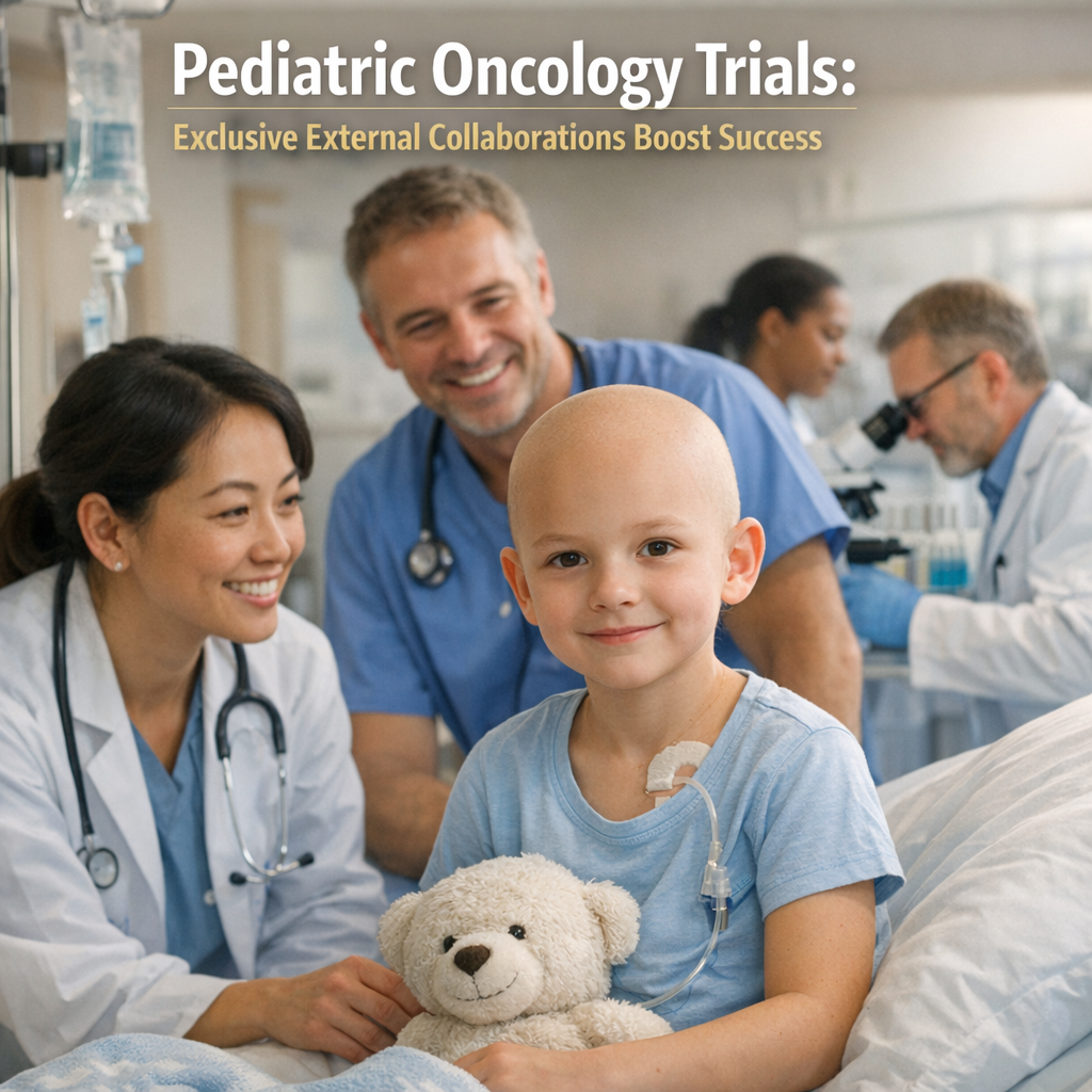 Illustration of Pediatric Oncology Trials: Exclusive External Collaborations Boost Success