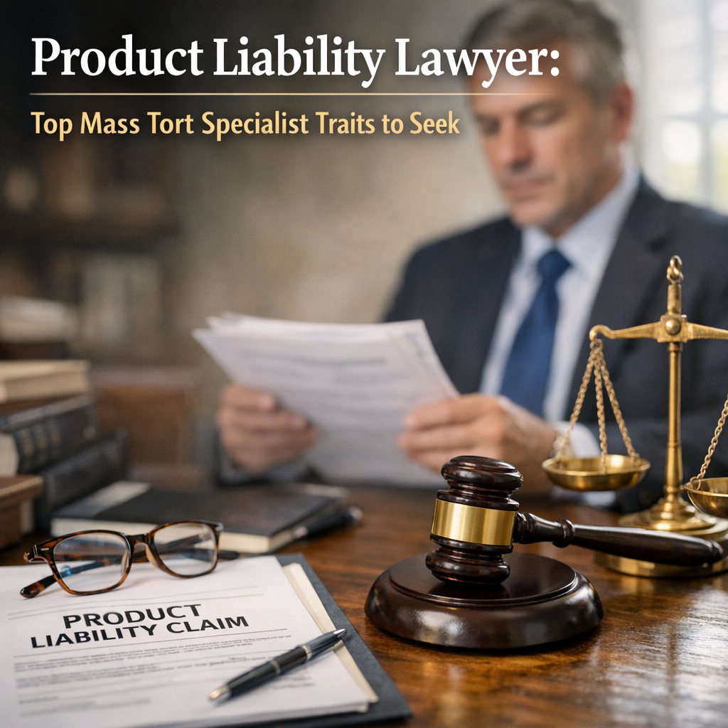 Illustration of Product Liability Lawyer: Top Mass Tort Specialist Traits to Seek