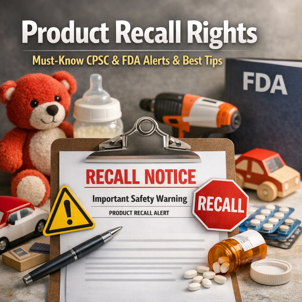 Illustration of Product Recall Rights: Must-Know CPSC FDA Alerts & Best Tips