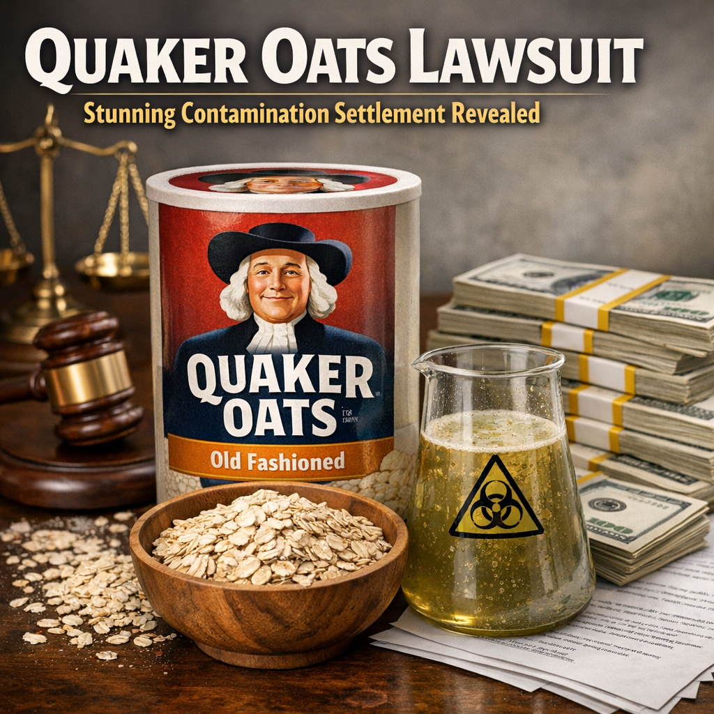 Illustration of Quaker Oats Lawsuit: Stunning Contamination Settlement Revealed