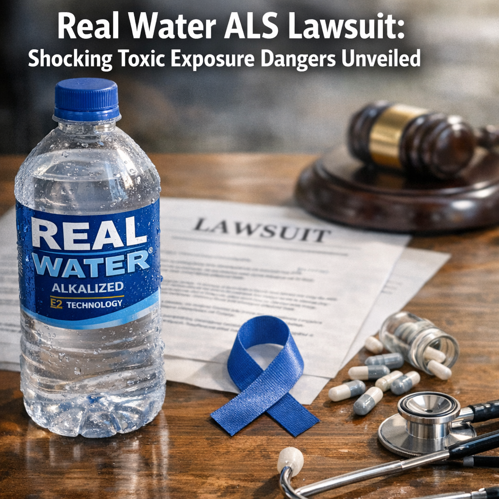 Illustration of Real Water ALS Lawsuit: Shocking Toxic Exposure Dangers Unveiled