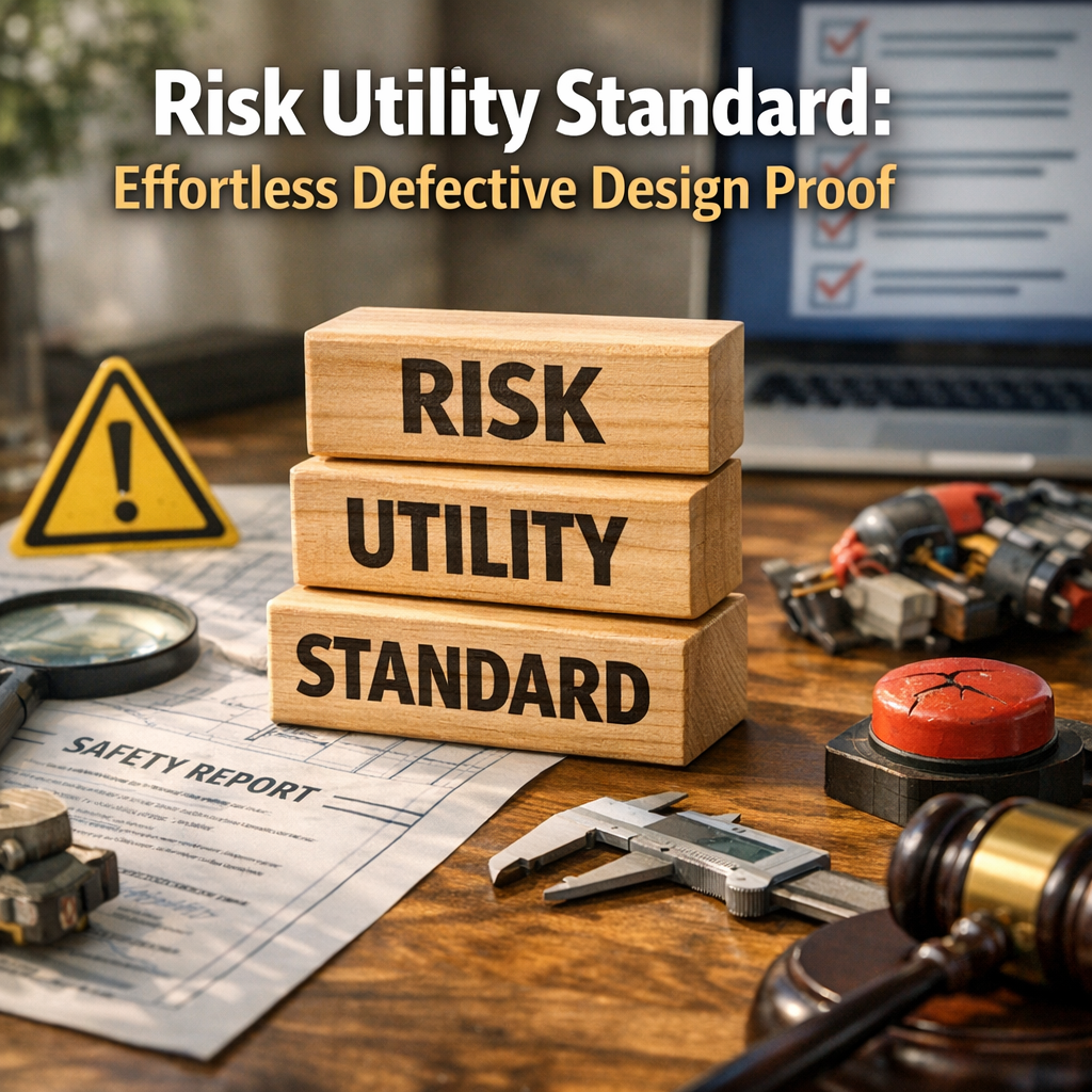 Illustration of Risk Utility Standard: Effortless Defective Design Proof