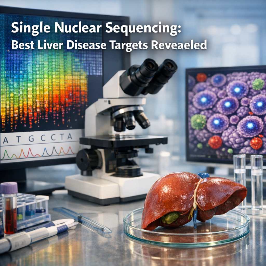 Illustration of Single Nuclear Sequencing: Best Liver Disease Targets Revealed